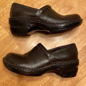Sonoma Daria Brown Leather Clogs ~ EUC ~ 7 M
